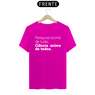 Nome do produto T-shirt Tradicional Ciência