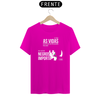 Nome do produto T-shirt Tradicional Vidas Negras