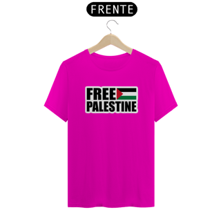 Nome do produto T-shirt Tradicional Free Palestine