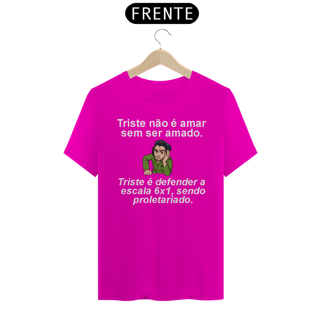 Nome do produto T-shirt Tradicional FIM DA ESCALA 6X1