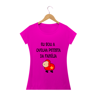 Nome do produto T-shirt Baby Look Ovelha Petista