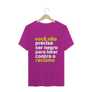 Nome do produto T-shirt Masculina Antirracista 