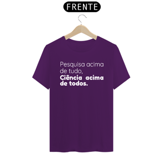 Nome do produto T-shirt Tradicional Ciência