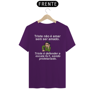 Nome do produto T-shirt Tradicional FIM DA ESCALA 6X1
