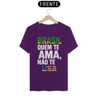 Nome do produto T-shirt Tradicional BRASIL QUEM TE AMA