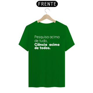 Nome do produto T-shirt Tradicional Ciência