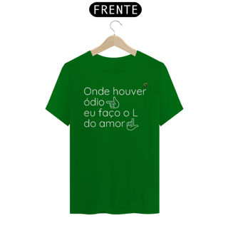 Nome do produto T-shirt Tradicional L do amor