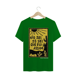 Nome do produto T-shirt Tradicional Ariano Suassuna