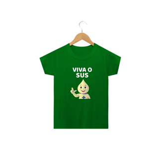Nome do produto T-shirt Classic Infantil VIVA O SUS