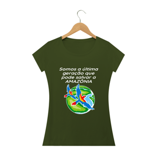 Nome do produto T-shirt Baby Look Amazônia