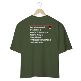 Nome do produto Camiseta Oversized Transcestralidade