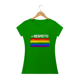 Nome do produto T-shirt Baby Look +Respeito