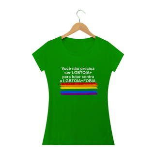 Nome do produto T-shirt Baby Look LGBTQIA+FOBIA