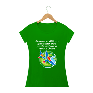 Nome do produto T-shirt Baby Look Amazônia