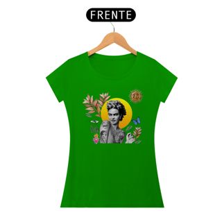 Nome do produto T-shirt Baby Look Frida Kahlo
