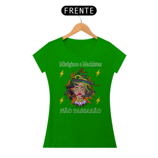 Nome do produto T-shirt Baby Look NÃO PASSARÃO