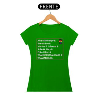 Nome do produto T-shirt Baby Look Transcestralidade