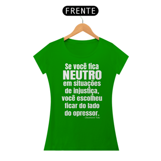 Nome do produto T-shirt Baby Look Desmond Tutu