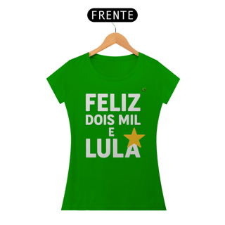 Nome do produto T-shirt Baby Look DOIS MIL E LULA