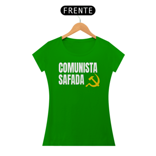 Nome do produto T-shirt Baby Look COMUNISTA SAFADA