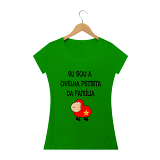 Nome do produto T-shirt Baby Look Ovelha Petista