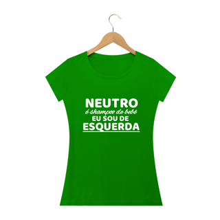 Nome do produto T-shirt Baby Look  Sou de Esquerda