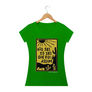 Nome do produto T-shirt Baby Look Ariano Suassuna