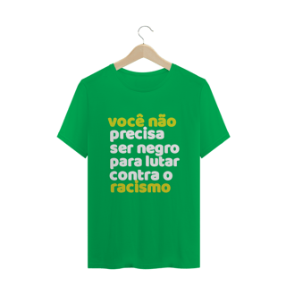 Nome do produto T-shirt Masculina Antirracista 