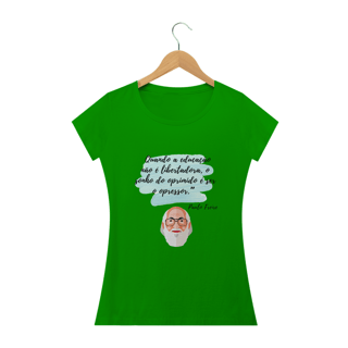 Nome do produto T-shirt Baby Look Paulo Freire