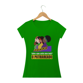 Nome do produto T-shirt Baby Look Patriarcado