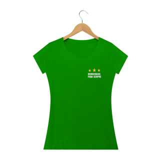 Nome do produto T-shirt Baby Look Democracia