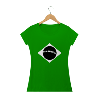 Nome do produto T-shirt Baby Look Sem Anistia!