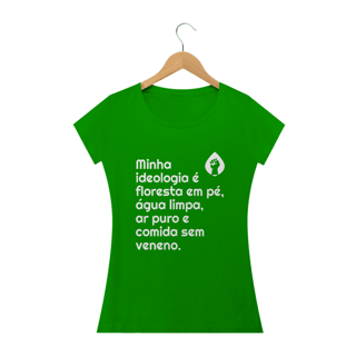 Nome do produto T-shirt Baby Look Ideologia