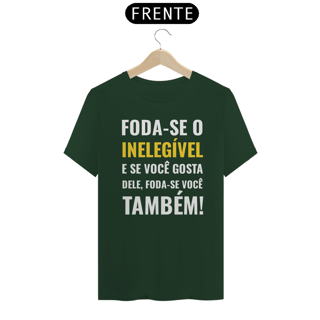 Nome do produto T-shirt Tradicional Foda-se - Inelegível