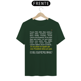 Nome do produto T-shirt Tradicional MEU PRESIDENTE