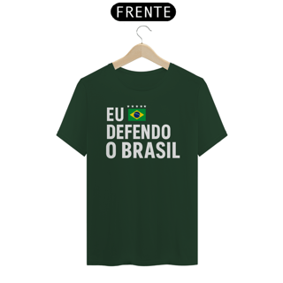 Nome do produto T-shirt Tradicional EU DEFENDO O BRASIL