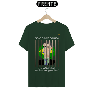 Nome do produto T-shirt Tradicional Bolsonaro atrás das grades!