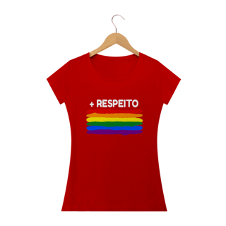 Nome do produto T-shirt Baby Look +Respeito