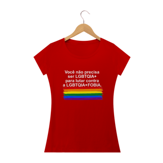Nome do produto T-shirt Baby Look LGBTQIA+FOBIA