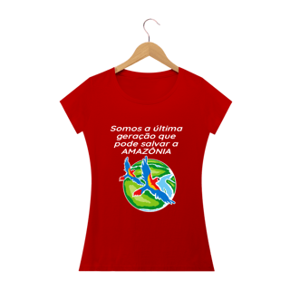 Nome do produto T-shirt Baby Look Amazônia