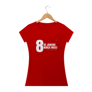Nome do produto T-shirt Baby Look 8 de Janeiro