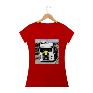 Nome do produto T-shirt Baby Look Patriota do Caminhão
