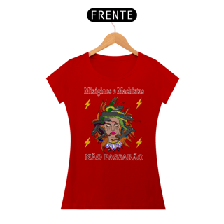 Nome do produto T-shirt Baby Look NÃO PASSARÃO