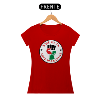 Nome do produto T-shirt Baby Look Save Gaza