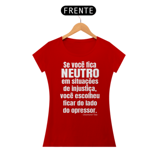 Nome do produto T-shirt Baby Look Desmond Tutu