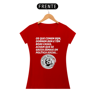 Nome do produto T-shirt Baby Look Pepe Mujica