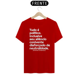 Nome do produto T-shirt Tradicional Tudo é política