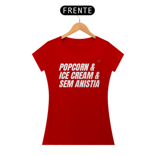 Nome do produto T-shirt Baby Look SEM ANISTIA!