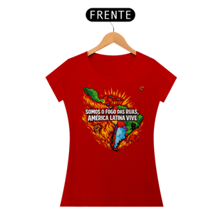Nome do produto T-shirt Baby Look América Latina