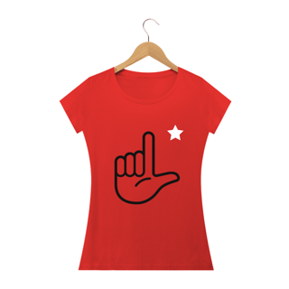 Nome do produto T-shirt Baby Look Faz o L